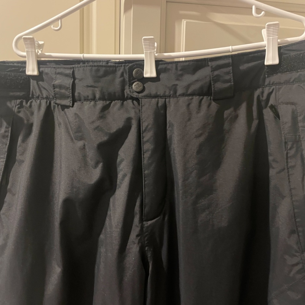 NEW Mens Columbia Large TALL Bugaboo Ski Pants Black No Paper Tags - Picture 3 of 9